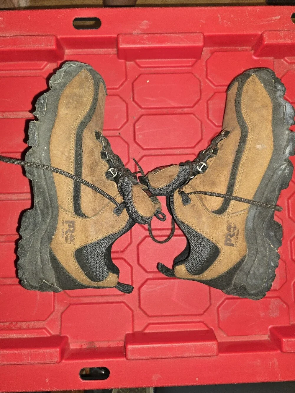 Timberland PRO Brown and Black Suede Work Boots